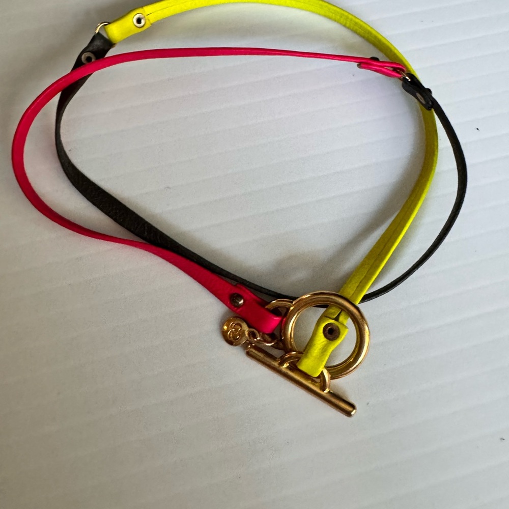 Gorjana leather multi purpose jewelry